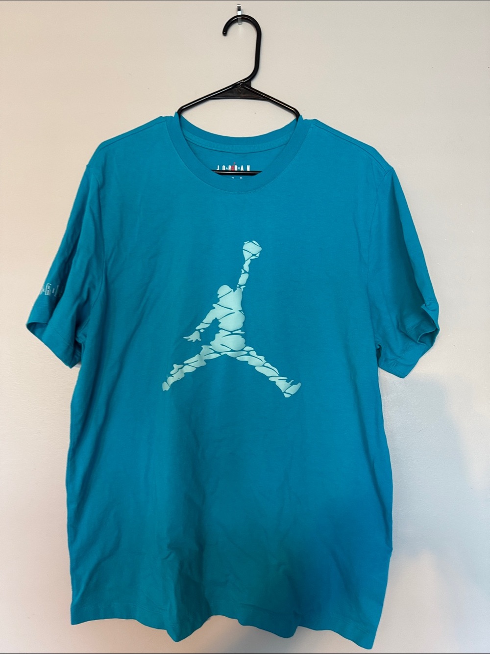 Jordan Teal Short-Sleeve Jumpman Graphic Tee